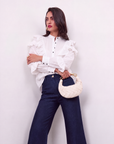 CLOUD FRILL SHIRT