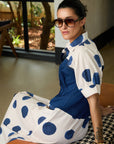 MONET POLKA DRESS