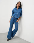 WIDE-LEG BOOTCUT JEANS