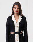 NOIR LINK BLAZER DRESS