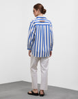 TROPICAL STRIPE SHIRT