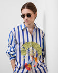 TROPICAL STRIPE SHIRT