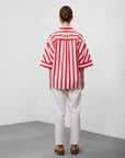 TROPICAL STRIPE SHIRT