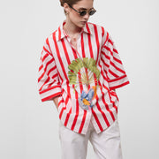 TROPICAL STRIPE SHIRT