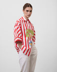 TROPICAL STRIPE SHIRT