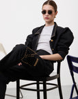 STUDDED CROP JACKET