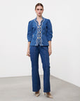 FRAYED SCALLOP JACKET