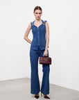 WIDE-LEG BOOTCUT JEANS
