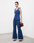 WIDE-LEG BOOTCUT JEANS