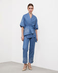 WRAP-A-ROSE TROUSERS