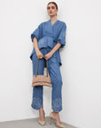 WRAP-A-ROSE TROUSERS