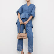 WRAP-A-ROSE TROUSERS