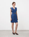 DENIM SHEATH DRESS