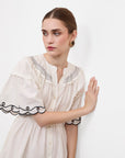 SCALLOP WHISPER DRESS