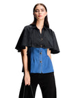 CAPE CORSET TOP