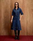 RIVETLINE DENIM DRESS