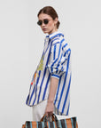 TROPICAL STRIPE SHIRT