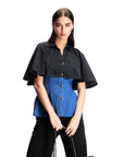 CAPE CORSET TOP