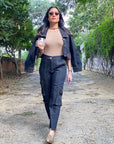 MITALI WADHWA IN OUR STUDDED CARGO JEANS