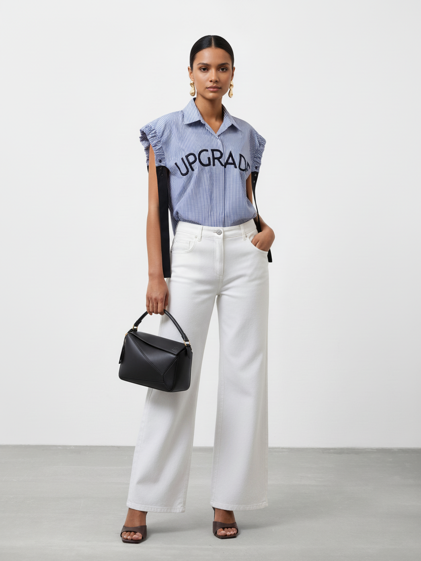 UPGRADE STRIPE SHIRT