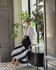 SORRENTO STRIPE SKIRT