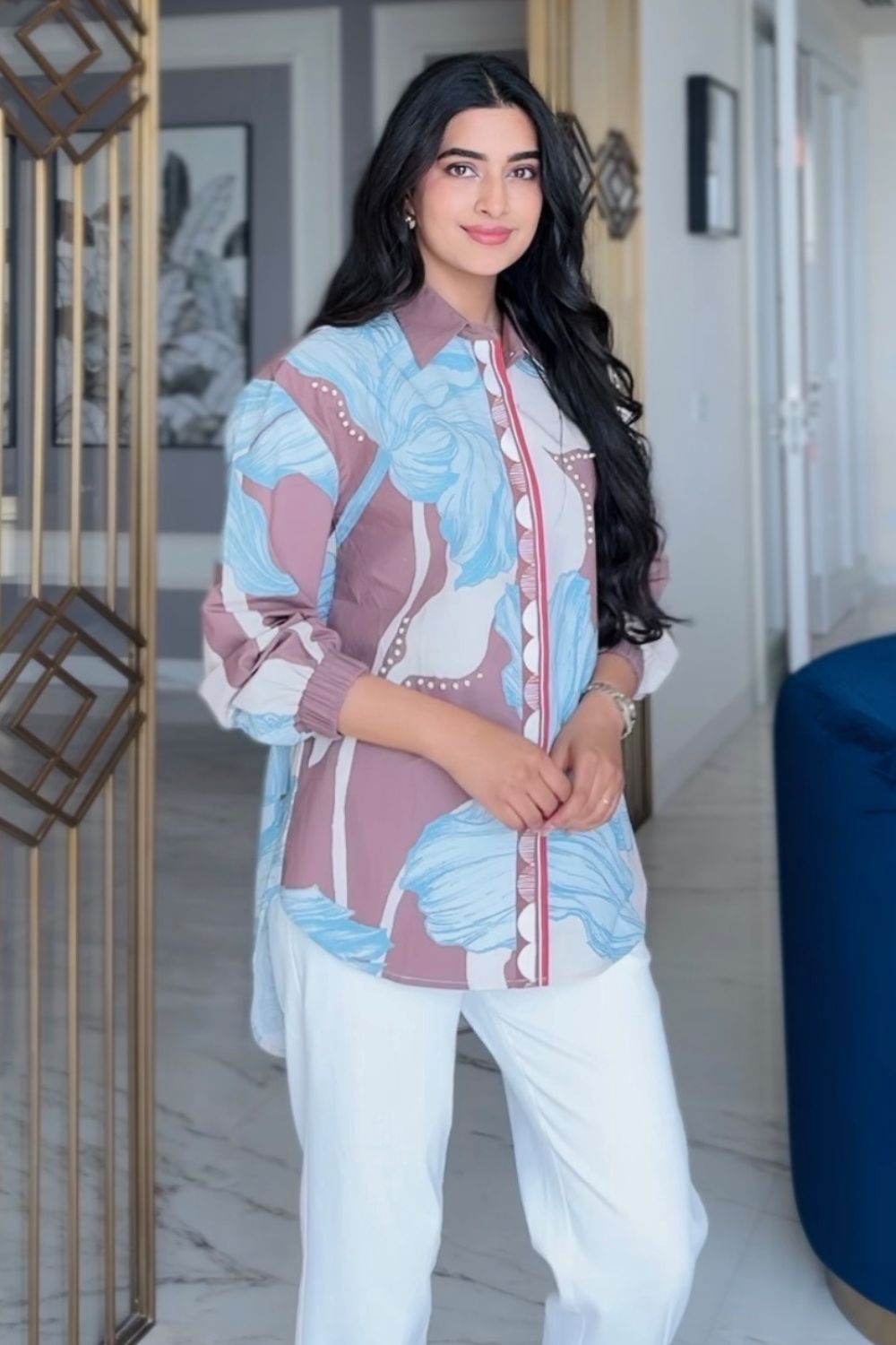 BHAVDEEP KAUR IN OUR STRAIGHT-LEG JEANS