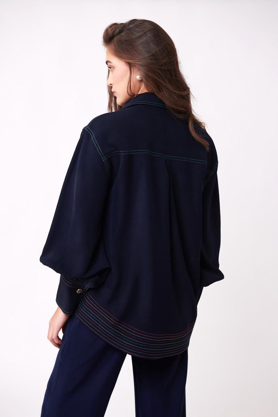 MEANDER LINES BLOUSE