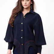 MEANDER LINES BLOUSE