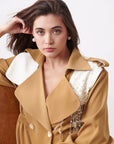 PEARL PANEL TRENCH DRESS