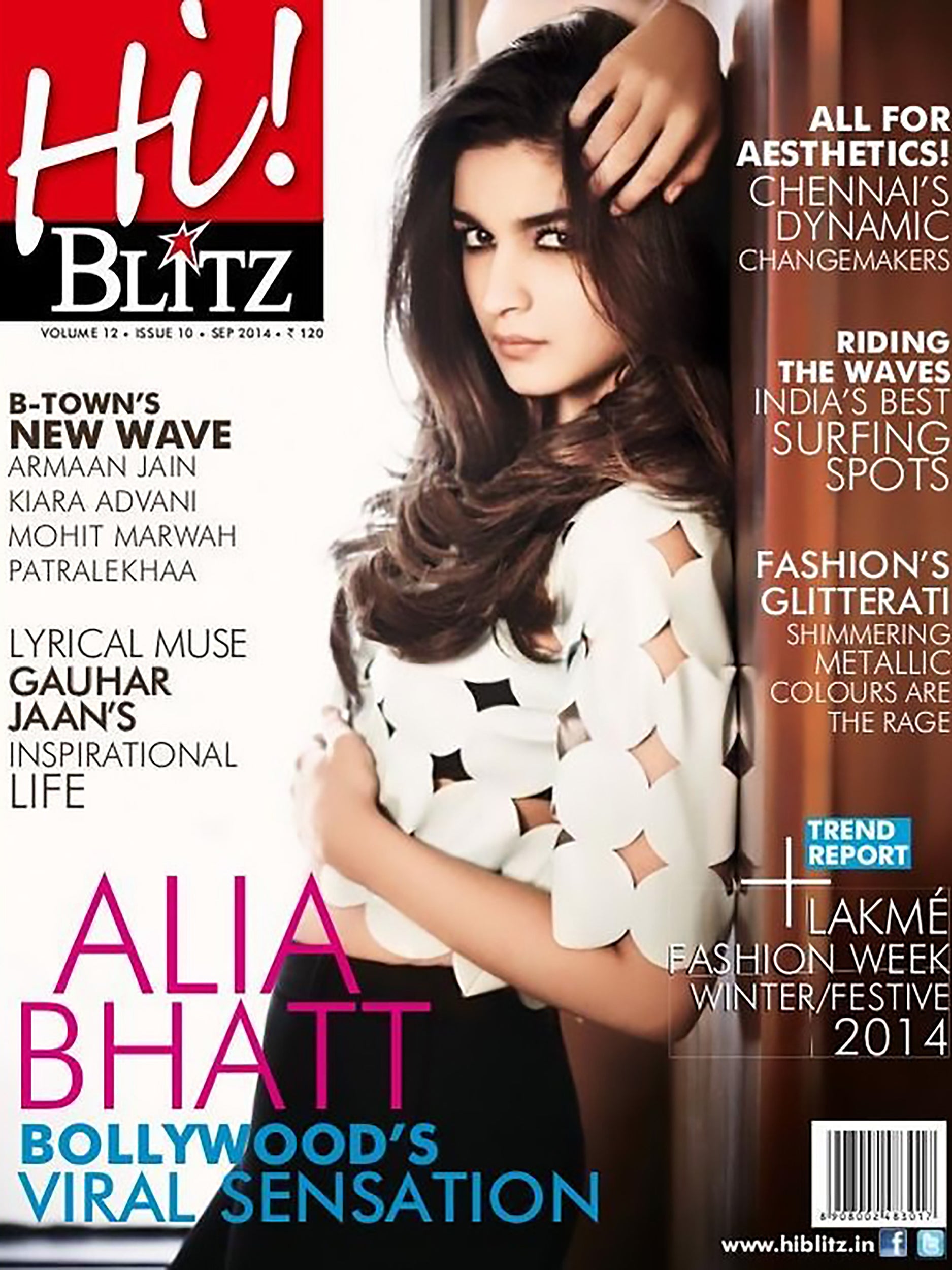 ALIA BHATT IN APPLIQUE POLKA TOP