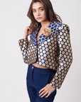 POLKA CROP BLAZER