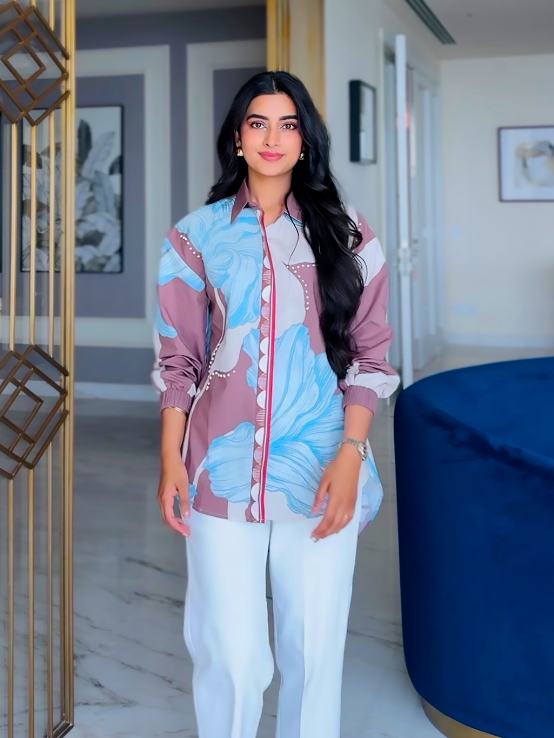 BHAVDEEP KAUR IN OUR STATEMENT FLORAL SHIRT