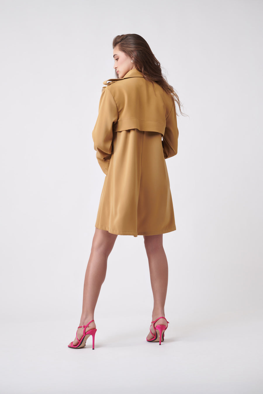 PEARL PANEL TRENCH DRESS