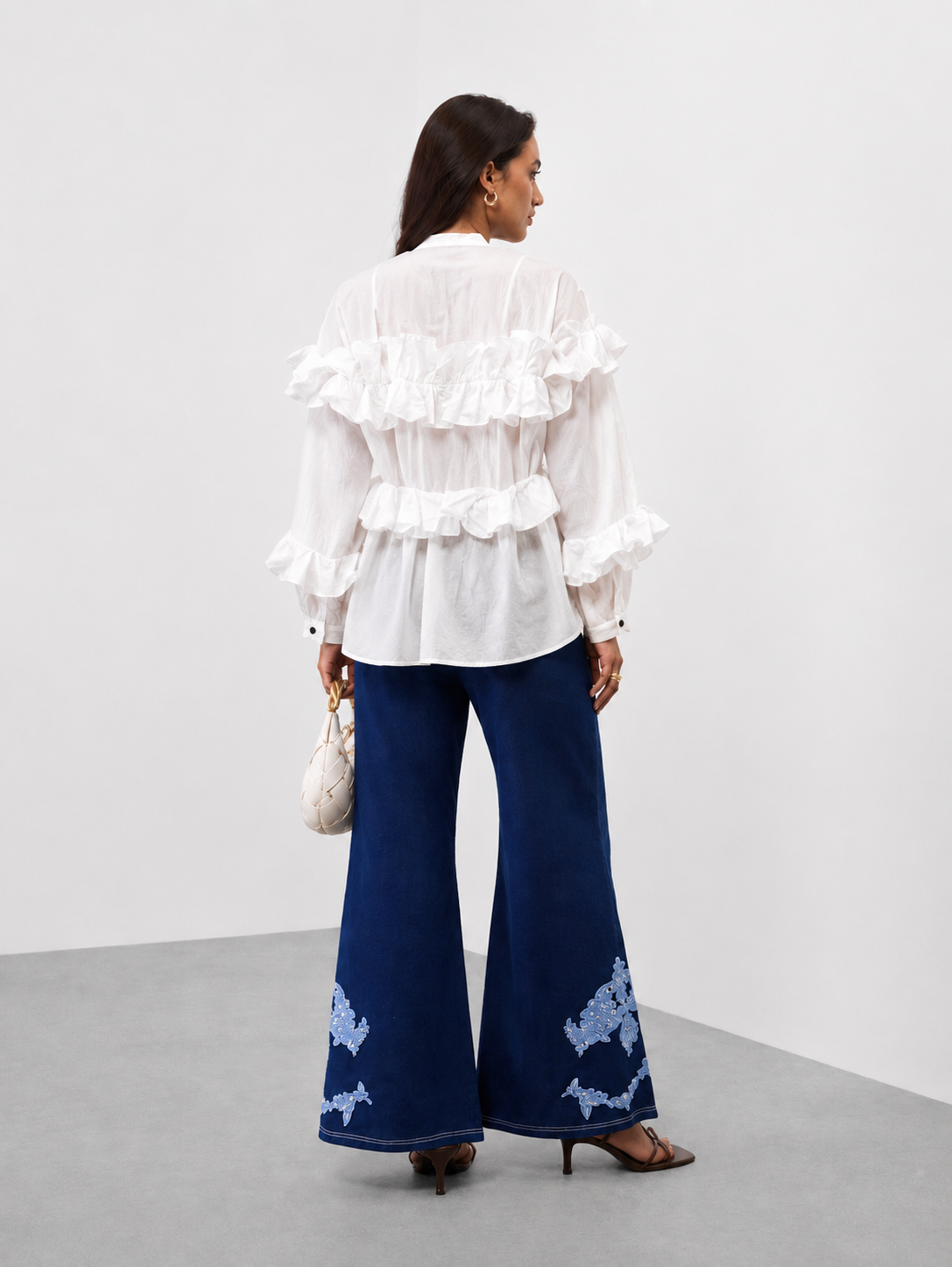 CLOUD FRILL SHIRT