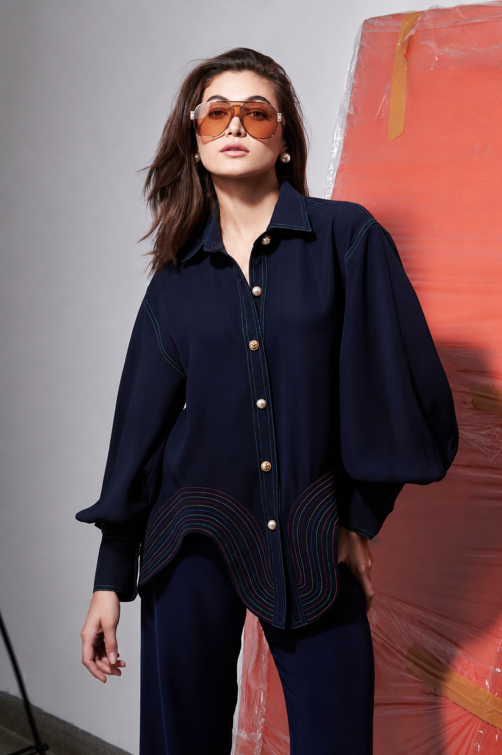 MEANDER LINES SHIRT
