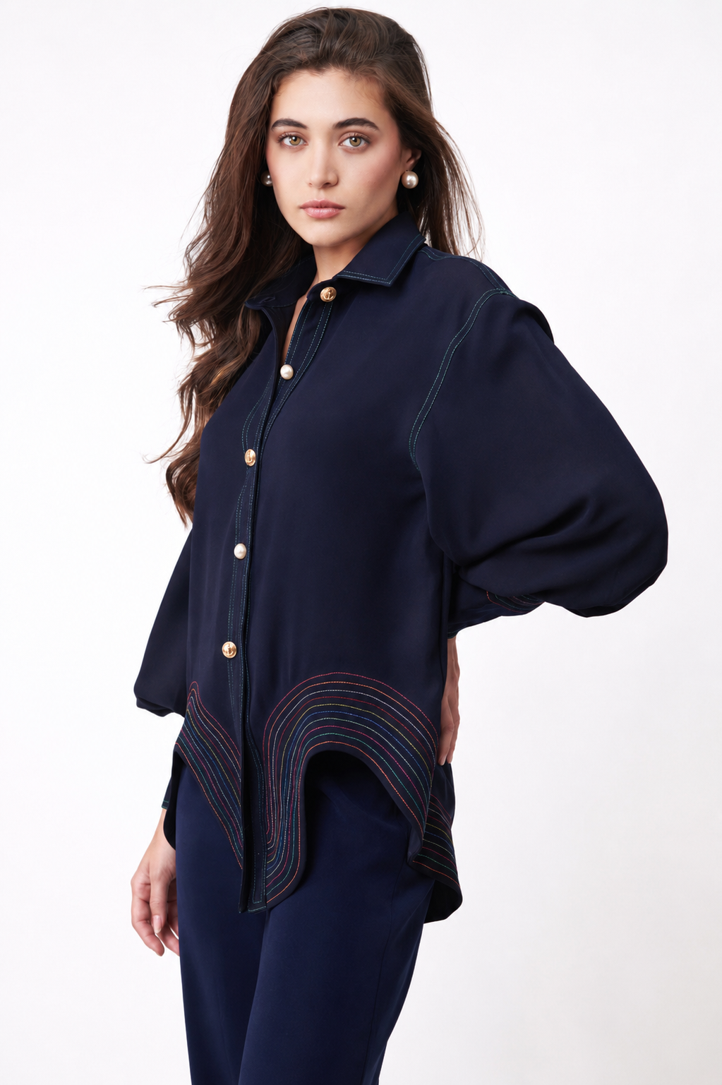 MEANDER LINES SHIRT