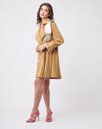 PEARL PANEL TRENCH DRESS