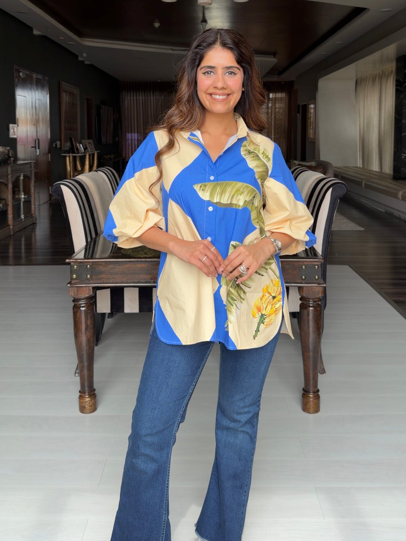 MEHAL KEJRIWAL IN OUR PORTSIDE SHIRT