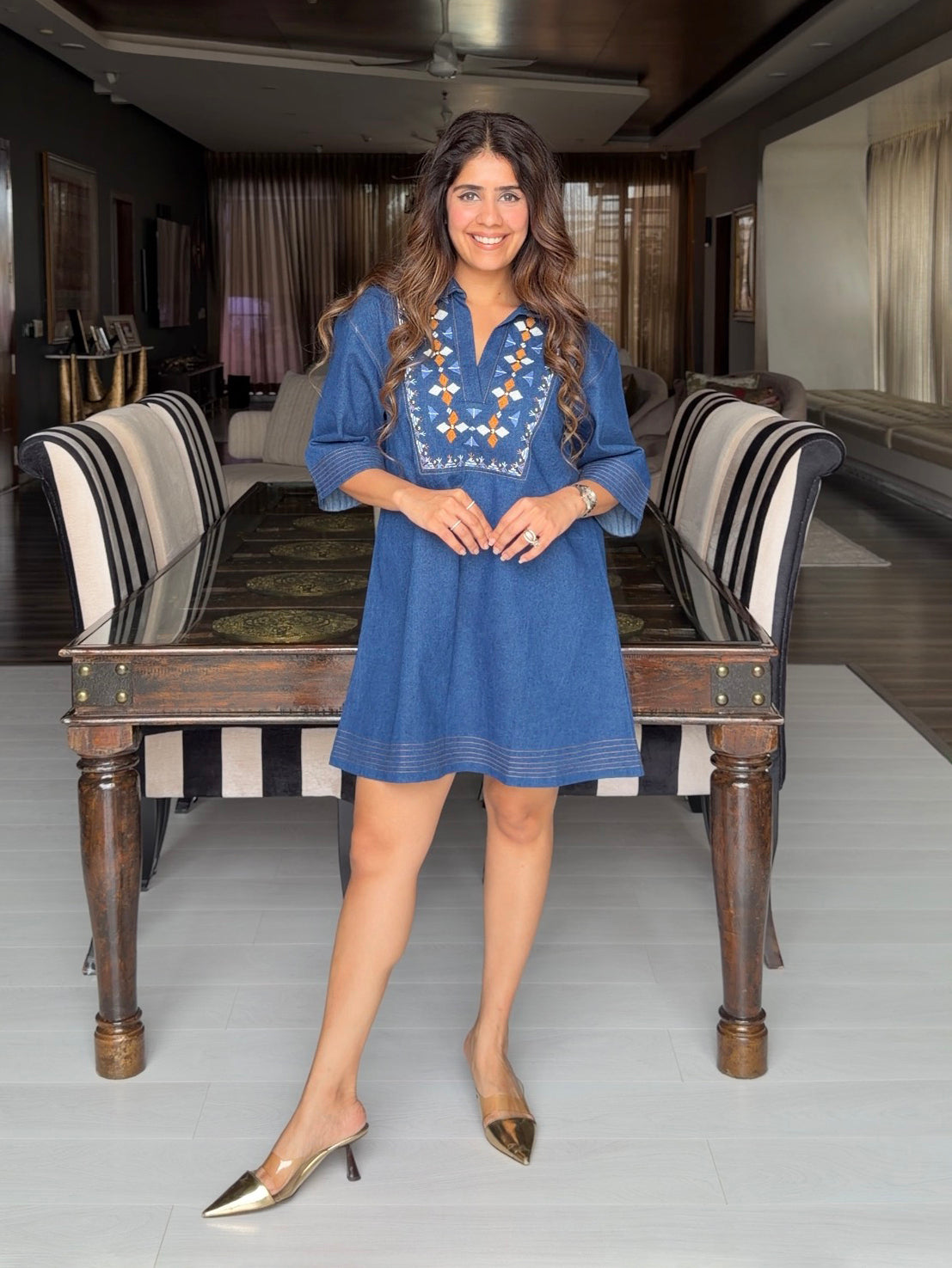 MEHAL KEJRIWAL IN OUR NOELLE SHIFT DRESS
