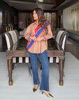 MEHAL KEJRIWAL IN OUR SADDLE STRIPE SHIRT