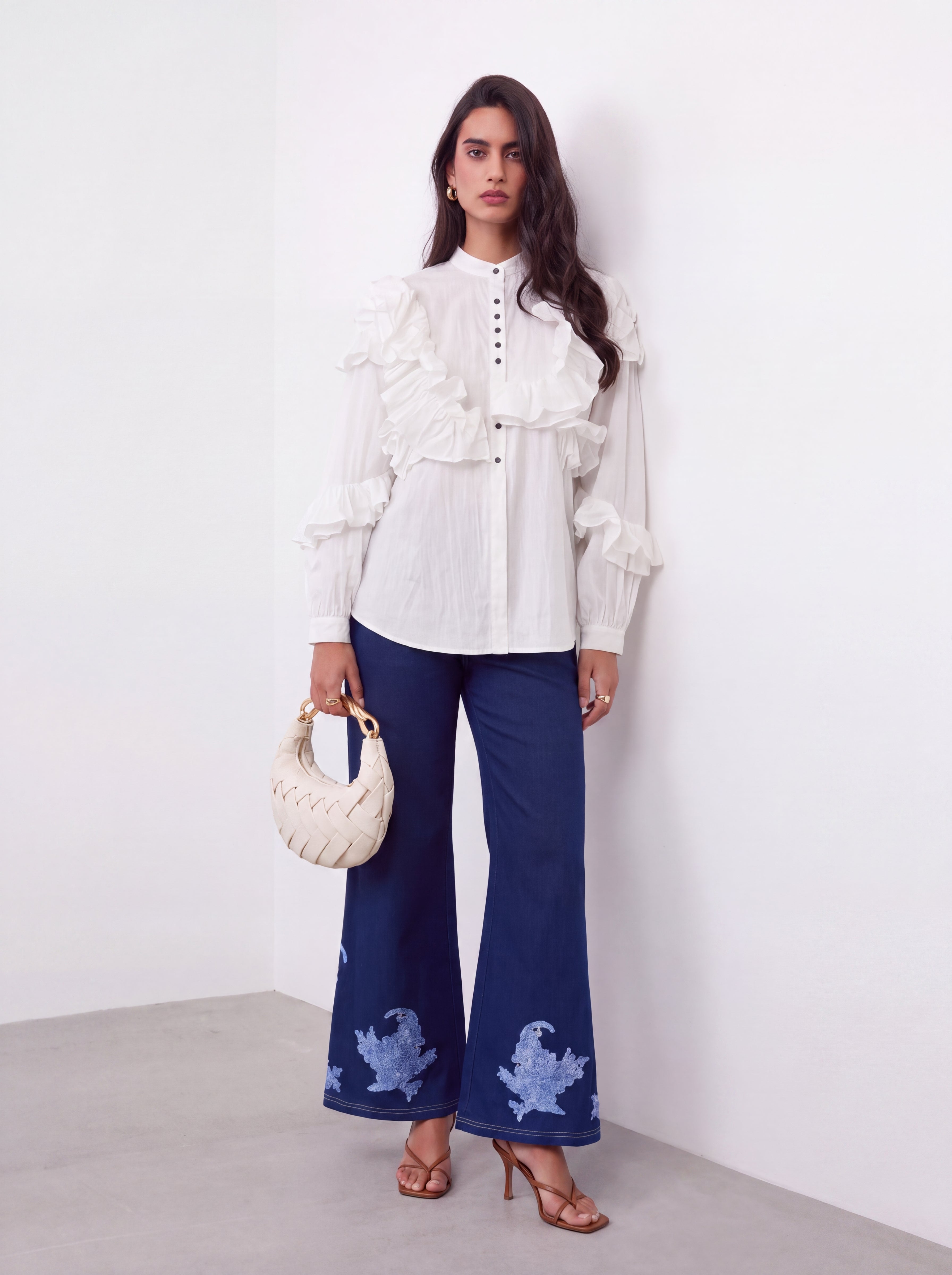 CLOUD FRILL SHIRT