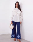 CLOUD FRILL SHIRT