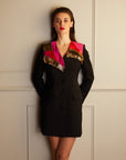 APPLIQUE BLAZER DRESS