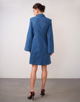 ASYMMETRIC DENIM DRESS