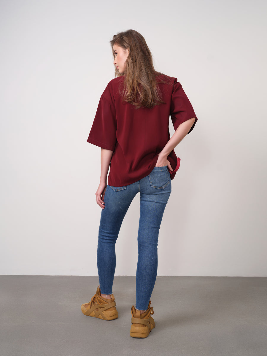 RELAXED RIVET TOP