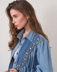 FRINGE DENIM JACKET