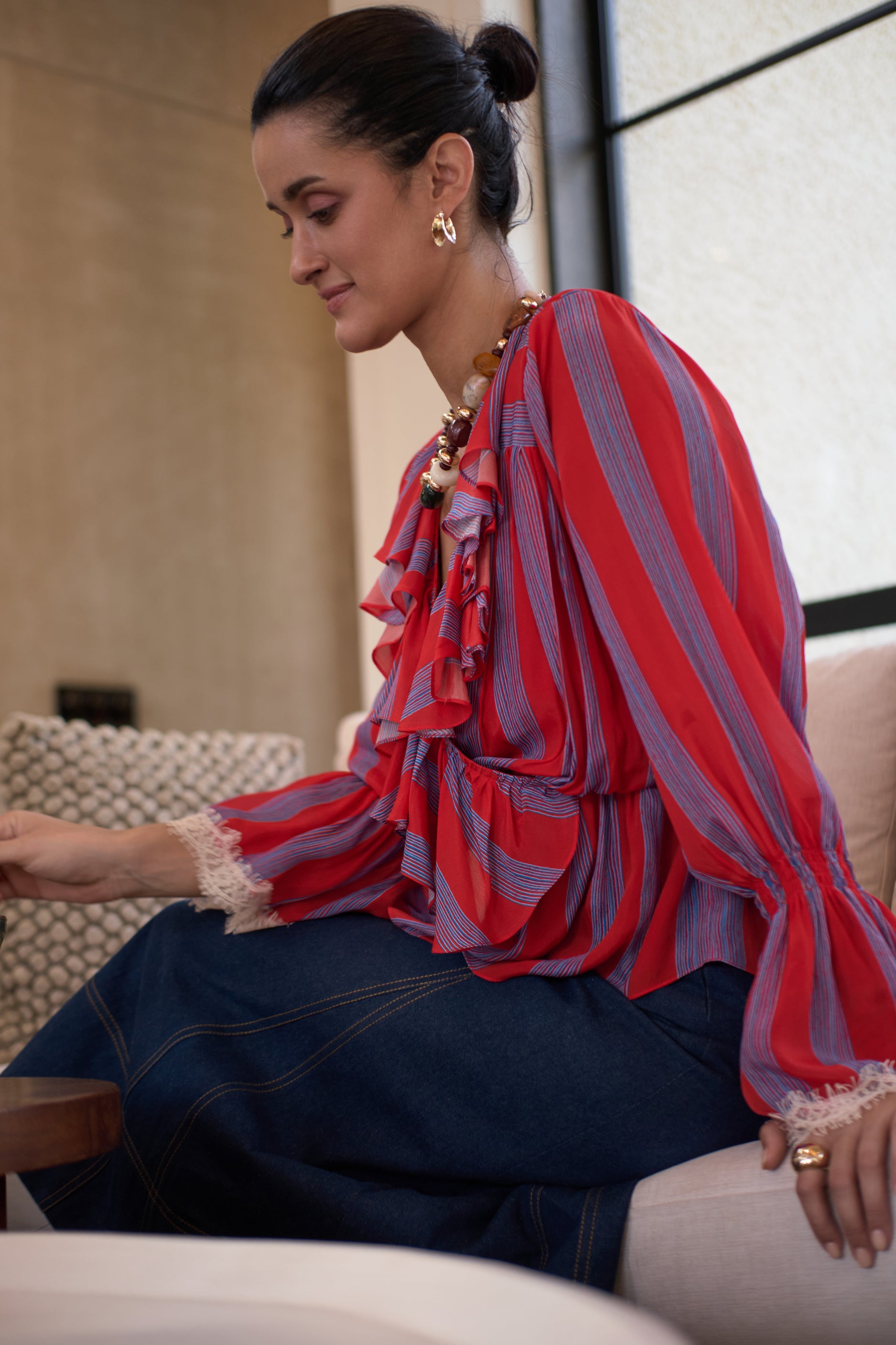TOMATINA RUFFLE TOP