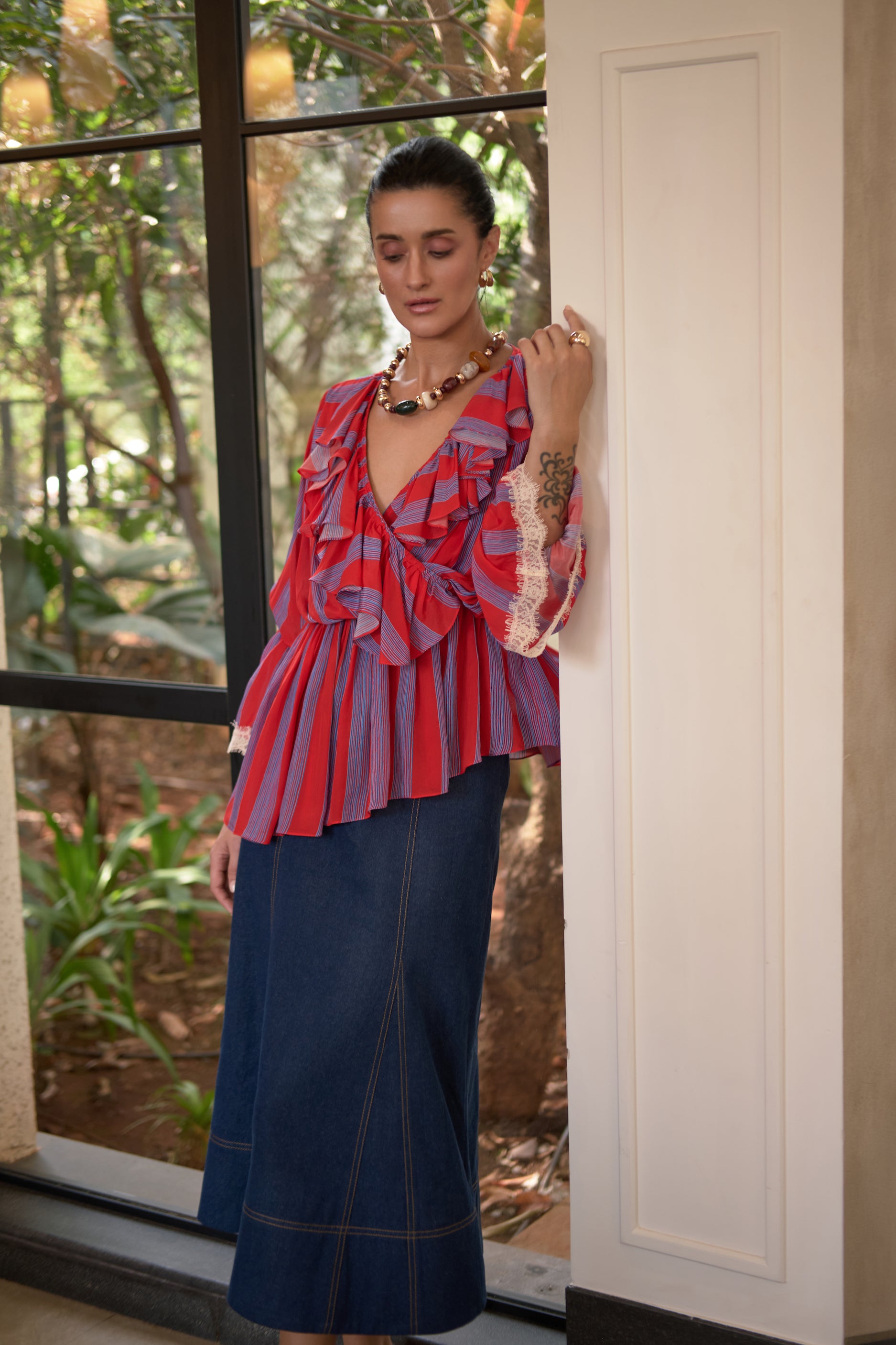 TOMATINA RUFFLE TOP
