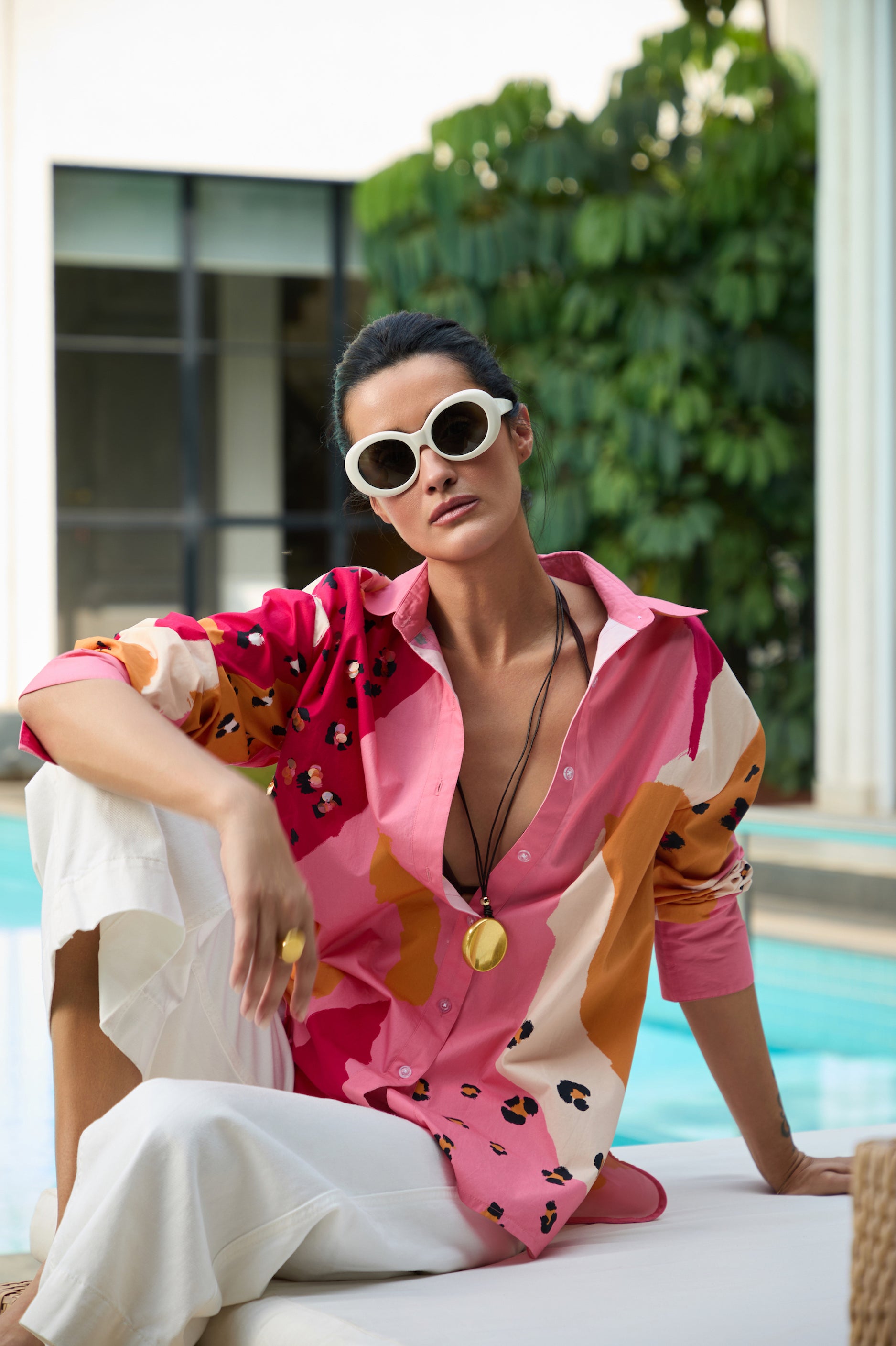 ABSTRACT LEOPARD SHIRT