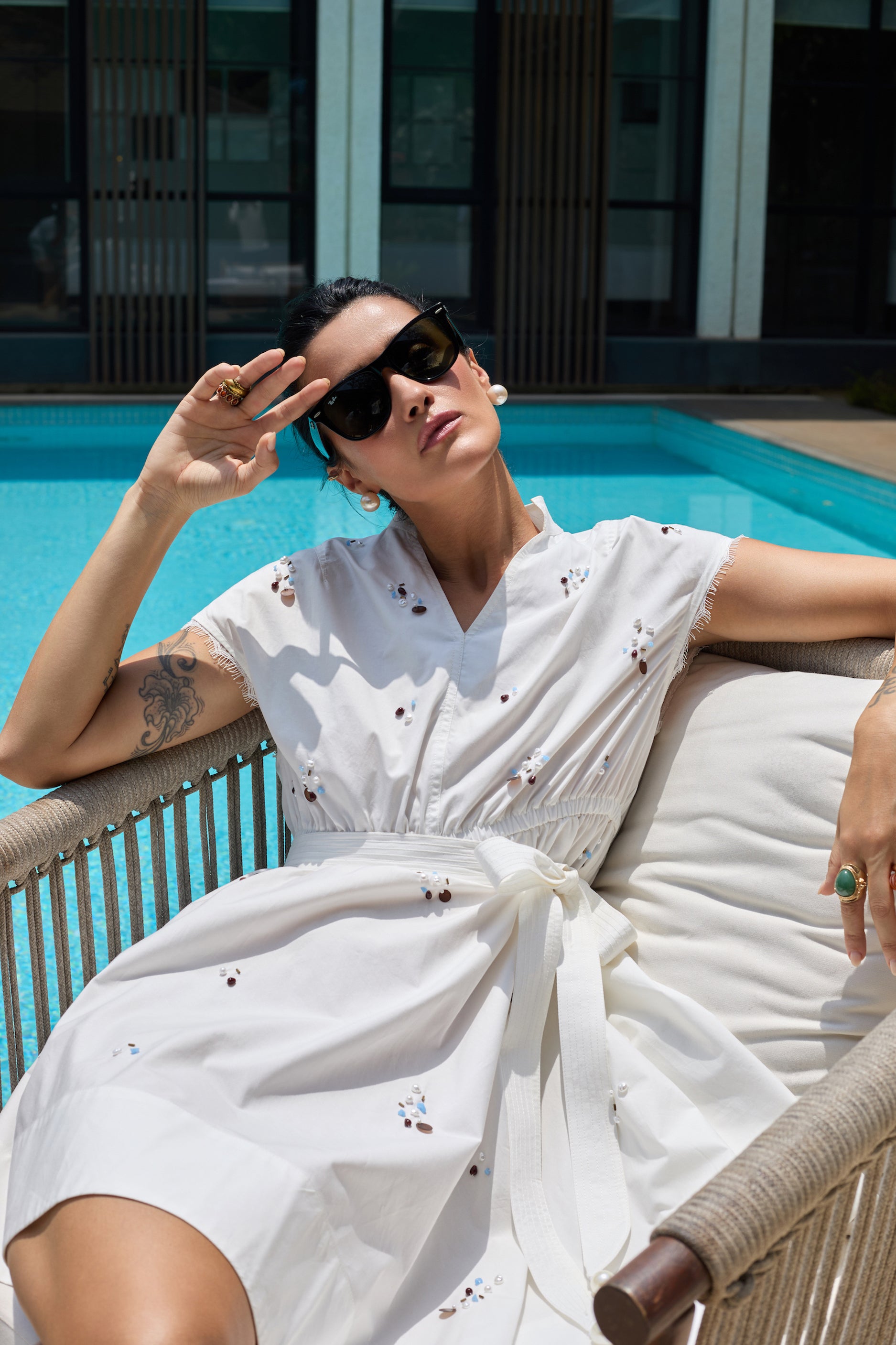 MARBELLA ASYMMETRICAL DRESS